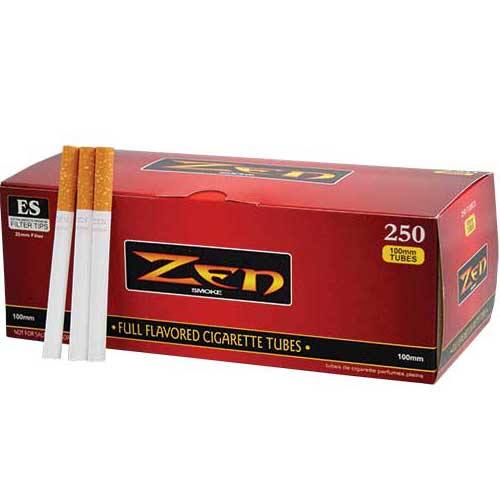 Zen Cigarette Tubes Full Flavor 100s 250ct Box 