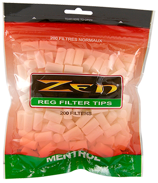 Zen Filter Tips Menthol 200ct Bag 