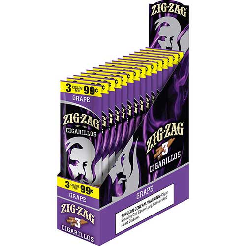 Zig Zag Cigarillos Grape 15 3pks 