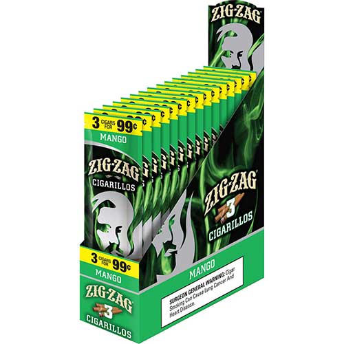 Zig Zag Cigarillos Mango 15 3pks 