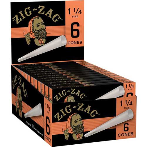 Zig Zag Cones 1.25 24 Packs of 6 