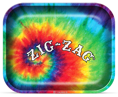 Zig Zag Tie Dye Large Rolling Tray 