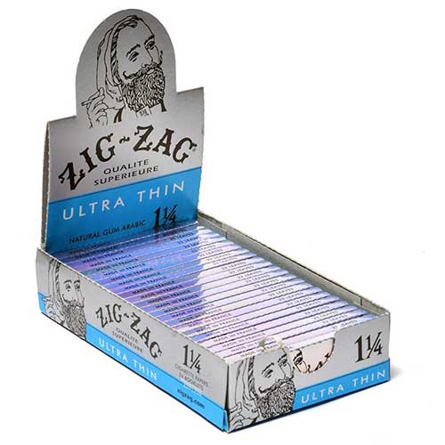 Zig Zag Ultra Thin 1.25 Rolling Papers 24ct Box 