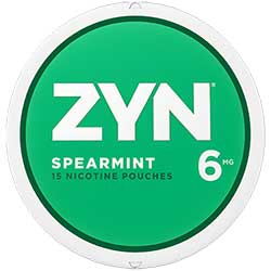 ZYN Nicotine Pouches Spearmint 6mg 5ct 