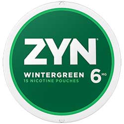 ZYN Nicotine Pouches Wintergreen 6mg 5ct 