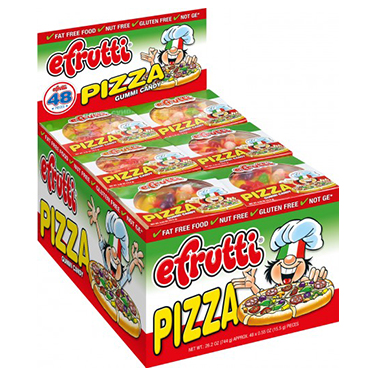 eFrutti Gummi Pizza 48ct Box 