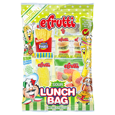 eFrutti Gummi Sour Lunch Bag 2.7oz 