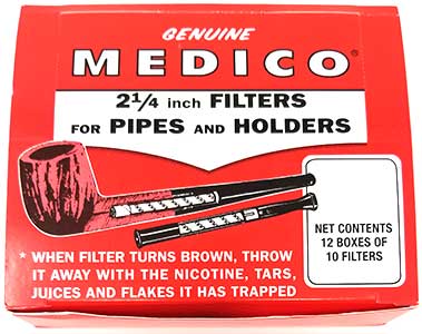 Medico Pipe Filters 12ct 