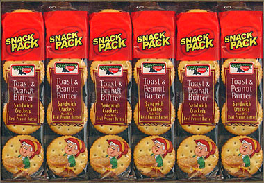 Keebler Toast and Peanut Butter Crackers 12ct Box 