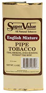 Super Value English Mixture Pipe Tobacco 6 Pack 