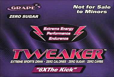 Tweaker Grape 6X The Kick 12 2FL oz Bottles 