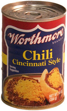 Worthmore Chili Cincinnati Style 10 Ounce Can 