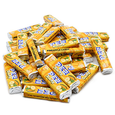 Pez Bulk Wrapped Sour Pineapple 1lb 