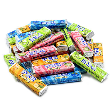 Pez Bulk Wrapped Sour Assorted 1lb 